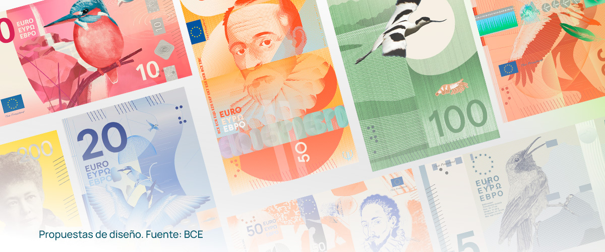 Nuevos billetes de euro: descubre los diseños finalistas y vota tu favorito